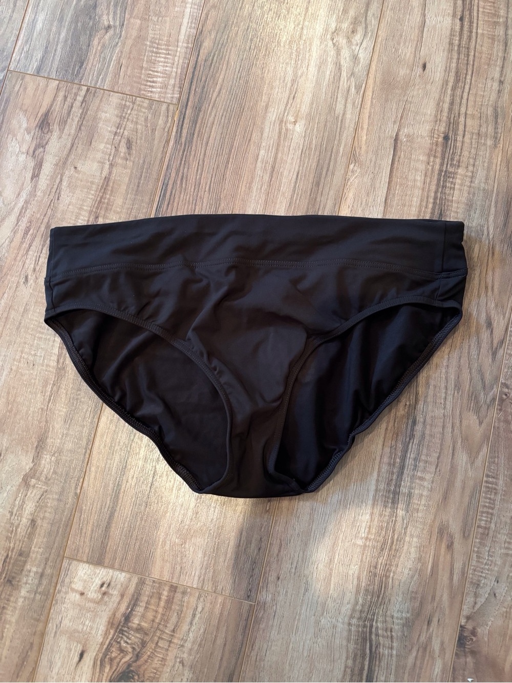 Women’s Dark Brown Swim Brief - Classic Coverage